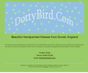 dottybird.com: Beautiful Hand-Painted Glasses from DottyBird
