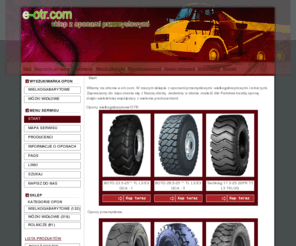 e-otr.com: Opony przemysłowe - Sklep  - Start
Sklep z oponami przemysłowymi - OFF THE ROAD Tires