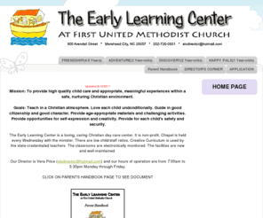 earlylearningcenteratfirstunitedmethodist.com: Home_Page
Home_Page