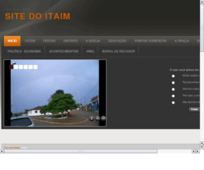itaimmg.net: Site do Itaim
Site do Itaim, historia, localizao, fotos antigas