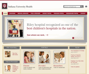 iu-healthfishers.org: IU Health
Named among the 'Best Hospitals in America' by US News & World Report for five consecutive years, Indiana University Health is the result of a cooperative effort of three downtown Indianapolis hospitals.
