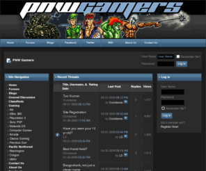 pnwgamers.com: PNW Gamers
Video gamers community in Washington Oregon Idaho