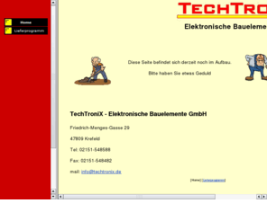 techtronix.info: TechTroniX GmbH, Krefeld
elektronische Bauelemente