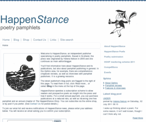 happenstancepress.org: HappenStance
HappenStance Press, award-winning poetry pamphlet publisher.