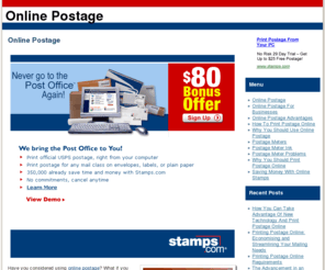 onlinepostage.org: Online Postage
Advantages of online postage and how to use it. Benefits of using online postage for businesses.