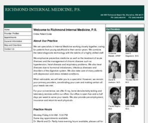 richmondclinic.com: Richmond Internal Medicine, P.S. : Online Patient Guide
