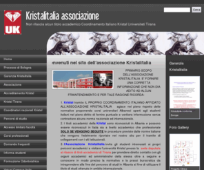 kristalitalia.com: {Associazione kristalitalia}
Non rilascia alcun titolo accademico Coordinamento italiano Kristal Universiteti Tirana