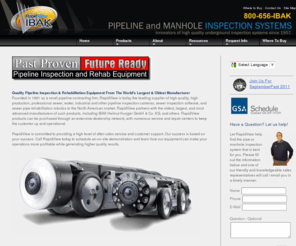 sewertechnology.com: RapidView IBAK North America Pipe and Manhole Inspection Equipment and Sewer Cameras
RapidView IBAK is the leading supplied of high quality sewer, pipeline, and manhole inspection cameras including PANORAMO