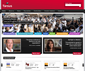 tarsus.co.uk: Tarsus Group plc: The International Media Group
Tarsus Group plc the international media group specialising in exhibitions, conferences, publishing and online media. Key sectors include labels, packaging, medical and aviation.