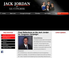 jackjordanforcongress2010.com: Jack Jordan for Congress 2010
Jack Jordan for Congress 2010