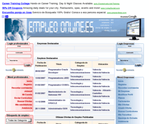 empleoonline.es: Empleo Online
Búsqueda de empleo online.