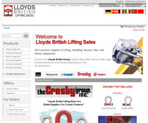 ipdirect2u.co.uk: Lloyds British IPD Division has a wide range of Lifting Equipment and Access Equipment - Welcome
Lloyds British IPD Division has a wide range of Safety Harnesses and Industrial equipment to suit all applications.