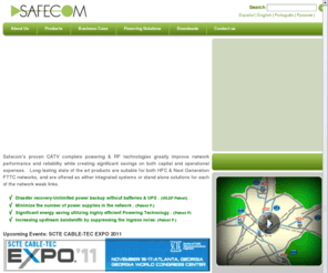 safecom.tv: Safecom - Homepage
DPS power backup , Safecom ,catv, HTC,FTTC, ingress