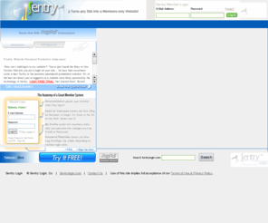 sentrylogin.com: Password Protection Website Membership Login System - PayPal Subscriptions | Home Page
Website Entrance Password / Login Solution, PayPal Subscriptions Management Enhancement, Password Protection and User Authentication system. Supports PayPal Instant Payment Notification (IPN) and beats solutions like AuthPro in website password protection security.