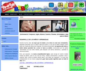 aprendebebe.com: Estimulacion Temprana | Ingles | Musica | Cuentos
Estimulacion Temprana, Ingles, Musica, Cuentos, Poemas, Actividades y mas para tu Bebe