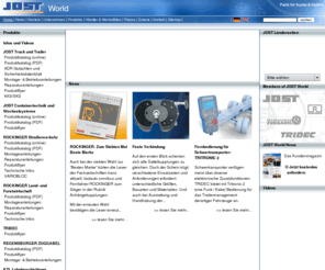 hubodometers.com: JOST-World: Home
JOST, Neu Isenburg Komponenten für Sattelzugmaschinen, Anhänger, Auflieger und Containertechnik