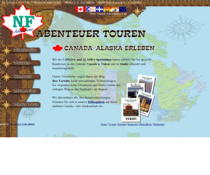 nf-adventures.com: New Found Adventures
Wir die CANADA und ALASKA Spezialisten haben exklusiv für Sie spezielle Rundreisen an der Ostküste Canada´s, Yukon und in Alaska erkundet und zusammengestellt.Unsere Tourbücher sind komplett auf Ihre Bedürfnisse und Wünsche abgestimmt.