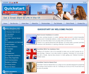 quickstartuk.com: A quick Start in UK - Home
UK arrival packages. QuickStartUK offers services to people that are coming to work and live in the UK