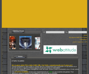 atuttoscambio.com: A TUTTO SCAMBIO
Scambio di giochi usati per PS3 ed XBOX 360.