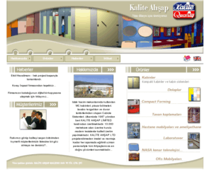 kaliteahsap.com: Kalite Ahşap
Türkiye'nin ilk cubicle üreticisi olan KALİTE AHŞAP  projelendirmeden üretim ve montaja kadar tüm aşamalarda hizmet vermektedir.