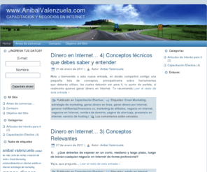 anibalvalenzuela.com: capacitacion y negocios en internet
capacitacion y negocios en internet