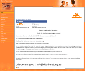 dda-beratung.com: Home
Kosten sparen - dda-beratung fragen!