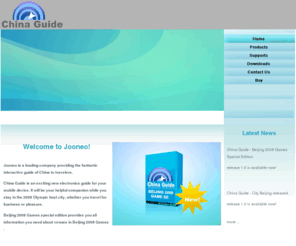 jooneo.com: China Guide
China guide for PDA/PPC Windows Mobile,city Beijing Olympic 2008