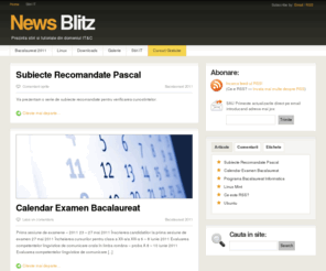 news-blitz.com: News-Blitz
Prezinta stiri si tutoriale din domeniul IT&C