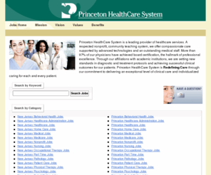 princetonhcs-jobs.com: Princeton Healthcare
Princeton HealthCare System is a leading provider of healthcare services. A respected nonprofit, community teaching system, we offer compassionate care supported by advanced technologies and an outstanding medical staff.