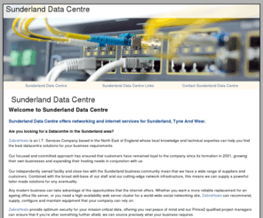 sunderlanddatacentre.com: Sunderland Data Centre : sunderlanddatacentre.com
Sunderland Data Centre offers networking and internet services for Sunderland, Tyne And Wear.