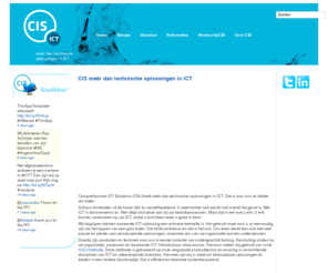 cis-group.net: CIS; méér dan technische oplossingen in ICT
Comprehensive ICT Solutions BV | méér dan technische oplossingen in ICT
