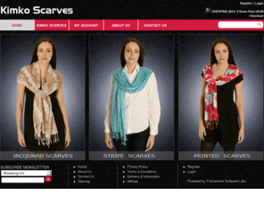 kimkoscarves.com: Kimko Scarves offers an extensive range of scarves, shawls and stoles.
Kimko Scarves offers an extensive range of scarves, shawls and stoles.