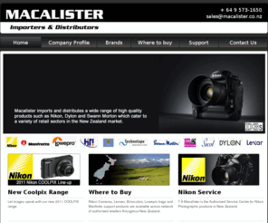 macalister.co.nz: MACALISTER Home - Importers & Distributers
MACALISTER Importers & Distributers