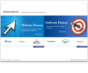 autodemo.com: Autodemo - The leading developer of software and website demos
The Leading Developers of Web and Software Demos.