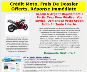 credit-motos.com: Crédit Moto
Crédit moto de 500 à 21500€. Crédit moto sous 48H. Crédit moto en ligne.