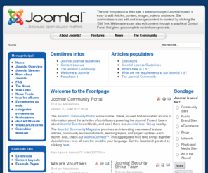 hxpert.net: Welcome to the Frontpage
Joomla! - le portail dynamique et système de gestion de contenu
