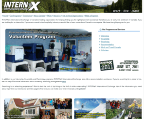 internexgermany.com: INTERNeX International Exchange
INTERNeX specializes in organizing work, internship and accommodation for international students interested in coming to Canada.