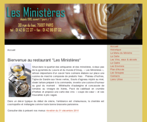 lesministeres.com: Les Ministères - Accueil
Restaurant Les Ministères