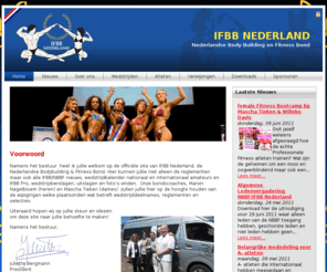 nbbf-ifbb.com: IFBB Nederland - Nederlandse Body Building en Fitness Bond
De officiële website van IFBB Nederland. De Nederlandse Body Building en Fitness Bond