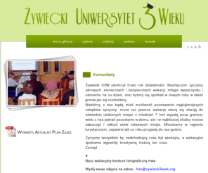 zywiecki3wiek.org: Żywiecki Uniwersytet Trzeciego Wieku
