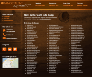fbml-editor.com: Webdesign Ermelo - OrangeTalent
U wilt webdesign van goede kwaliteit? OrangeTalent uit Ermelo helpt u graag! Wij zijn specialist in het maken van websites en webdesign