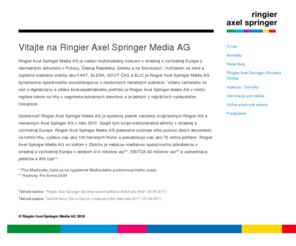 ringier.sk: Ringier Axel Springer
Ringier Axel Springer Slovakia, a. s.