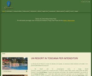 tenutacoldisasso.com: Un resort in Toscana per intenditori - Tenuta Col di Sasso
Sito ufficiale Tenuta Col di Sasso: Un resort in Toscana per intenditori