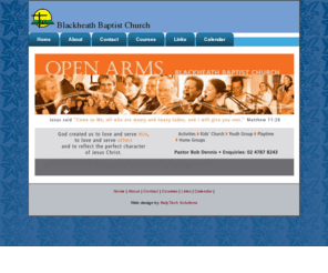 blackheathbaps.com: Blackheath Baptist Church
Blackheath Baptist Church gives you an open arms invitation to worship the Lord with us. 