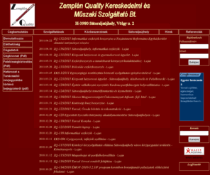 kozbeszerzesi.hu: Közbeszerzési Tanácsadás - Zemplén Quality Bt. - Hivatalos Közbeszerzési Tanácsadó
Közbeszerzés, közbeszerzési tanácsadás, Zemplén Quality Bt., hivatalos közbeszerzési tanácsadó.