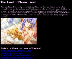 psme.net: The Land of Eternal Wuv Wuv
The Land of Eternal Wuv Wuv