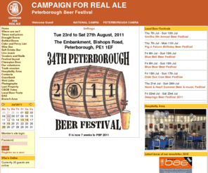 beer-fest.org.uk: Stories about CAMRA, real ale, pubs and breweries.
Stories and news relating to CAMRA, real ale, pubs and breweries in and around Peterborough, UK.