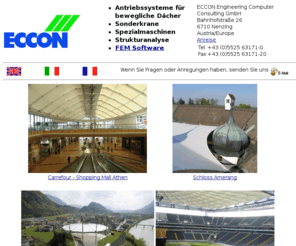 eccon.biz: Eccon GmbH - Engineering Computer Consulting
Eccon GmbH - Sonderkrane - Strukturanalyse - FEM Software