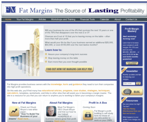 fatmargins.com: Chuck Moyer's Fat Margins - The secret to extraordinary profitability
The secret to extraordinary profitability with Fat Margins.
