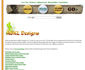abkldesigns.com: Clip art of holidays and children and food and animals and birds and wine plus Christmas and Halloween and more
Clip art of children, food, animals, birds,  wine, sports, and holidays that includes Christmas, Halloween, Thanksgiving, Oktoberfest, and much more.
